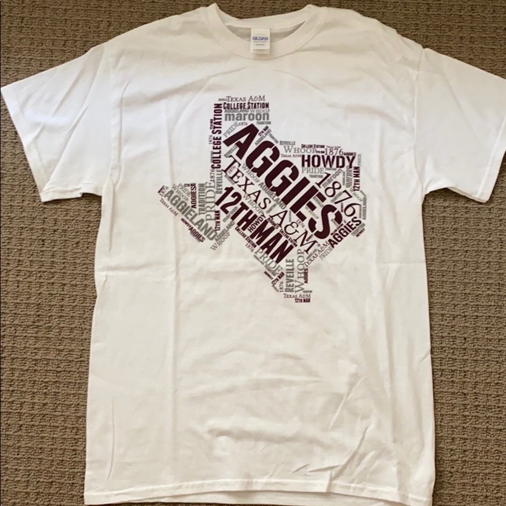 White Texas A&M T-Shirt